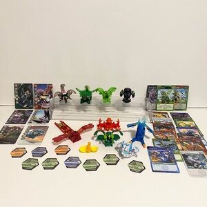 Bakugan Evolutions Lot Figures Cards Bakucore Big Bundle Spring to Life Toys